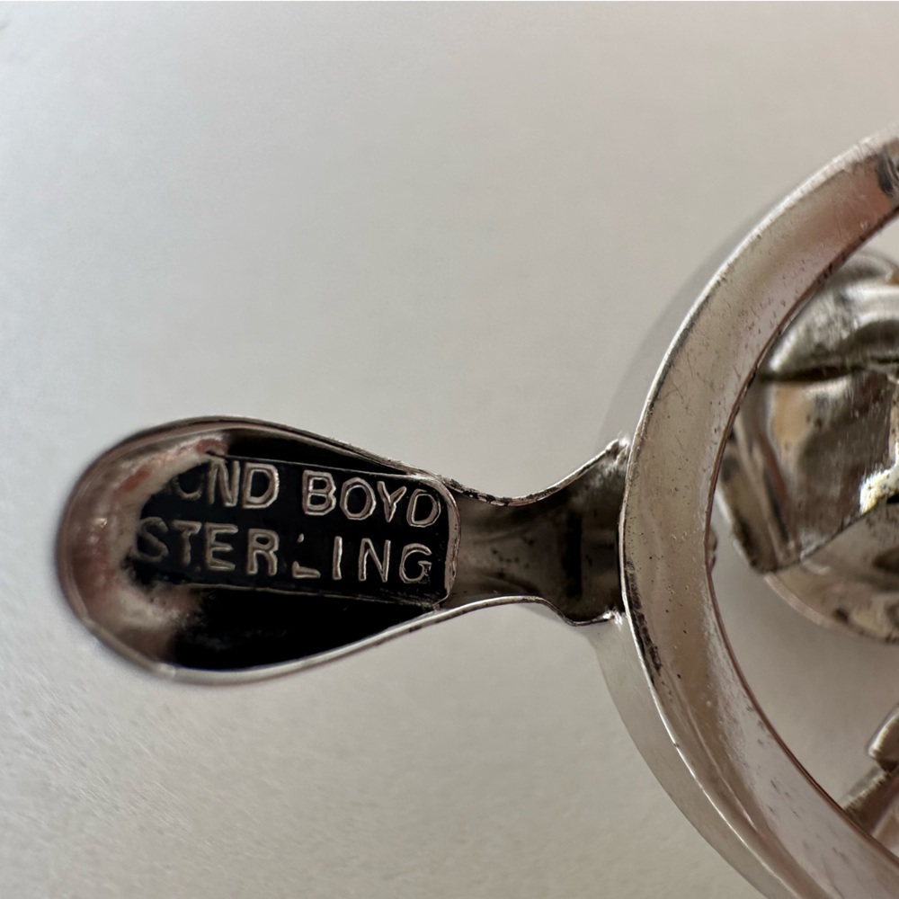 Bond Boyd Sterling Brooch Vintage - Picture 1 of 9